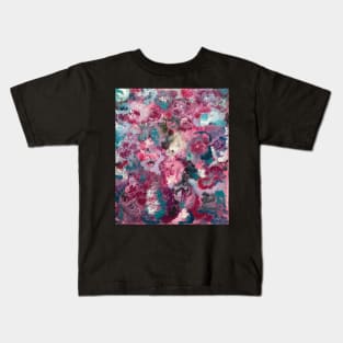 Pastel Dreams - Floral Abstract Kids T-Shirt